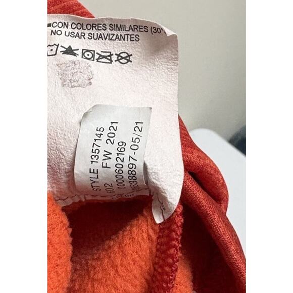 Under Armour Men's 1/4 Zip Pullover Red Heather Long Sleeve Loose Fit Size Large - Picture 5 of 5